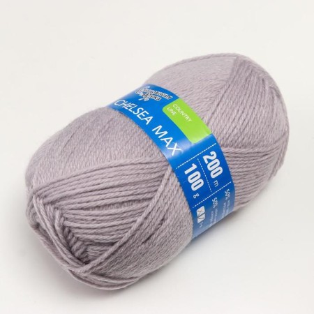 Yarn Chelsea Max 50% wool English Crossbred, 50% acrylic 200m/100g (71130 Angora_v2)-1