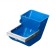 Rabbit feeders, bunker, plastic, blue, Greengo