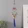 Music of wind metal from the evil eye "Hand of Fatima" 5 bells 36 cm