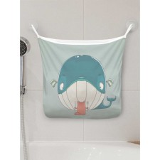 Organizer in a bathtub on suction cups 