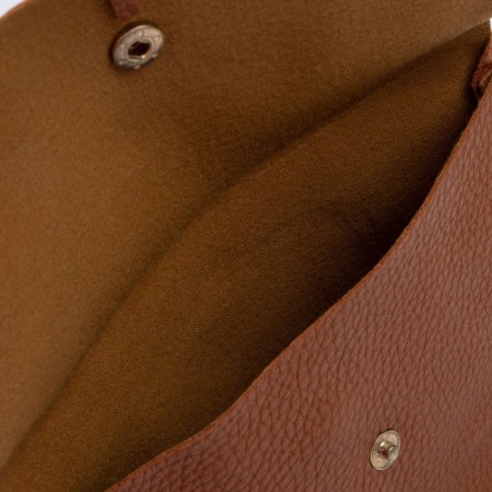 Bag's bag with a zipper, baby bag on a button, wallet, business card holder, brown color-9