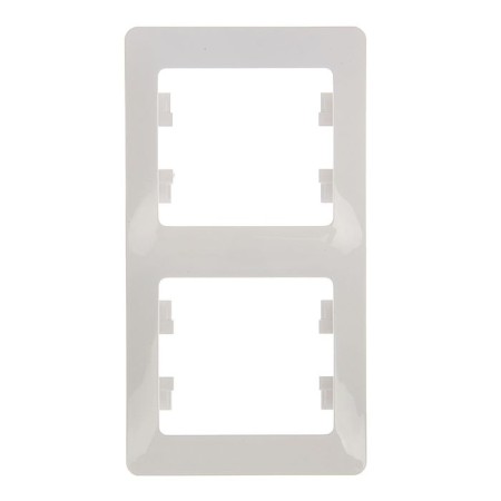 The frame "Glossa" Sche GSL000106, double, vertical, white color