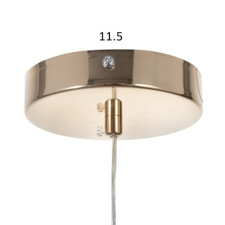 Bayerlux “Ginel” lamp LED 16W gold 8.5x8.5x22-130 cm-8