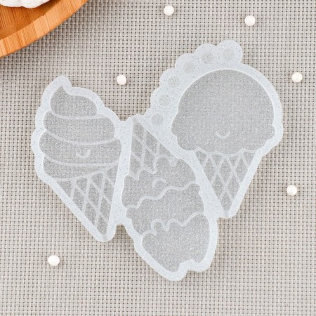 Silicone Mold for candy and chocolate "Ice Cream Mix", 7.5 × 4, 7.5 × 5 cm, the color is transparent-1