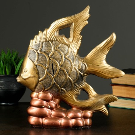 Piggy bank "Golden Fish" 28x8x32cm-1