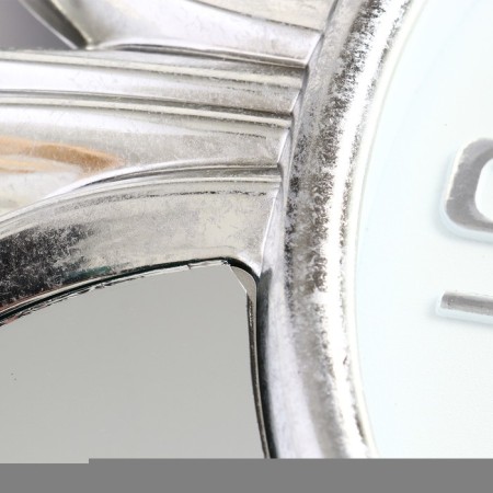 Wall clock, series: interior, "flower", smooth move, 1aa, d-25.5 cm, 50 x 50 cm-2