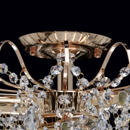 Breeze chandelier 6x60W E14 gold 56x56x38cm-4