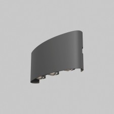 Architectural backlight Outdoor O417WL-L6GR3K, 6W, 4.2x16.5x8 cm, LED, 600LM, 3000K, Gray Color.