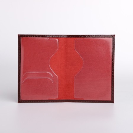 Passport cover, brown color-4
