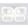 LED ceiling LED with Ambrella Light, Original, FA4371, 45 W, 3825LUM, 3000-6400K, white color, white