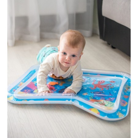 Aquacrice inflatable developing water rug "sea residents", 65x50 cm., Baby me-8