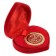 Medal in the velvet box "Beloved daughter", Diam. 5 cm