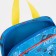 Baby backpack on lightning, blue color
