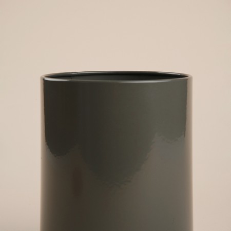 Bank for storing bulk products SL Home "Refracto", 11 × 15 cm, gray color, with a bamboo lid-2