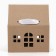 Folding box "House, brown", 15 x 18 x 10 cm