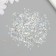 Sequins Plastic "Silver Sparks" 0.4 cm, set 12 g,