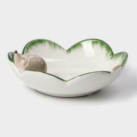 Ceramic serving dish "Hedgehog", 13.3 × 13 × 5.5 cm