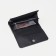 Women's wallet on a magnet, black color