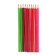 Pencils 50 colors, in a metal pencil case, the hull is hexagonal, sharpened