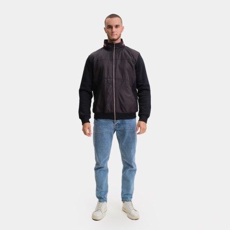 Windbreaker male, black color, size S-2