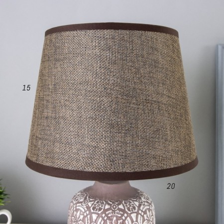 Desktop lamp with lampshade "Mandilina gray" E14 18x18x29 cm Risalux-4