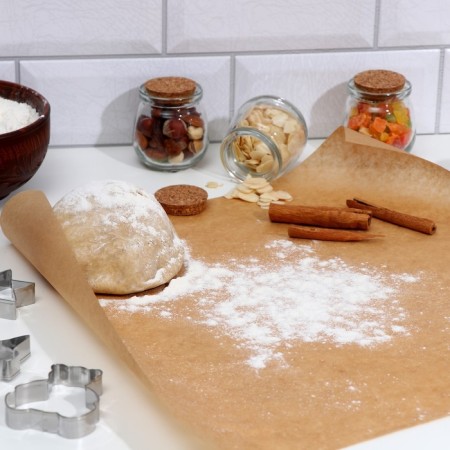 Parchment siliconized, brown, fatty, 38 x 42 cm, 15 sheets-2