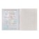 Subject note Calligrata "3D", 48 sheets in a chemistry cage, with reference material, covered cardboard, block No. 2, whiteness 75% (gray sheets)