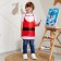 Apron for children for creativity Ethel "Santa", 49 x 39 cm, 100% polyester