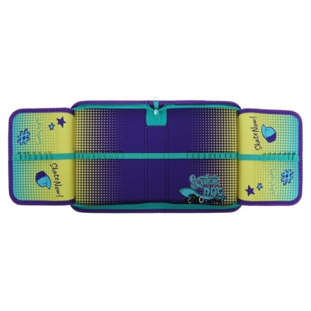 Penal 1 section, 140 x 200 x 40 mm, 2 folding strips, fabric, PCT 09-20 Skater Dog, 70576-5