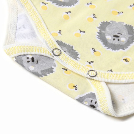 Body Bloom Baby Hedgehogs with dl. Sleeve, p. 74 cm, yellow-3