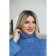Women's turtleneck, size 56, blue color