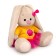 Soft toy "Bunny mi in a dress with cake", 15 cm