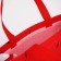 Household bag without fastening, red color