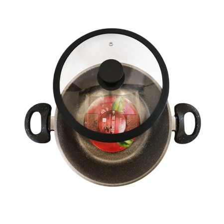 Panairo The Brusnika Pan, with a lid, the handle Soft-Touch, 4 liters-6