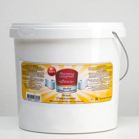 Mastic "Fansi" Soft White, 6 kg