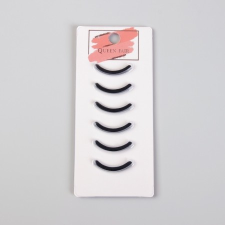 A set of interchangeable elastic bands to eyelashes for eyelashes, 6 pcs, black color-3