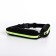 Waist bag for a zipper, black/green color
