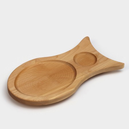 Board for the supply of fish products saturated with mineral oil, 33 × 18 cm, birch-6