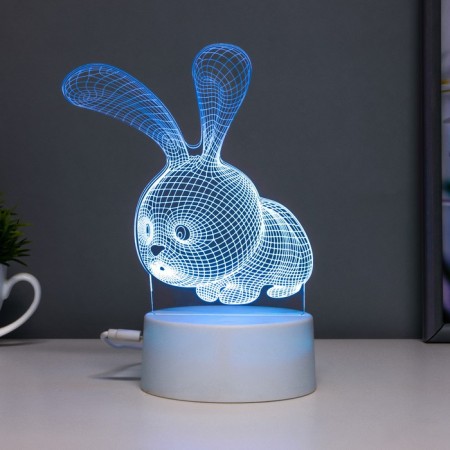 Flight “rabbit” LED 7 colors USB/from white batteries-8