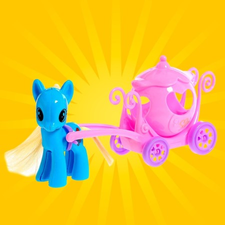 Set of Pony "Cute" 2 pcs., With accessories, Mix color-8