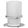 Holder with a glass of desktop, matte glass, chrome, artwelle