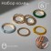 Ring set 6 pieces "Dream" radiance, colored with gold, size mix