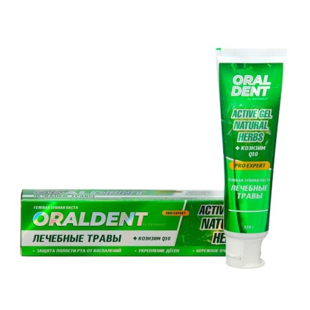 Defance OralDent Active Gel Natural Herbs.