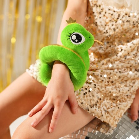 Soft toy Snake Golden Princess, 17 cm 942-5
