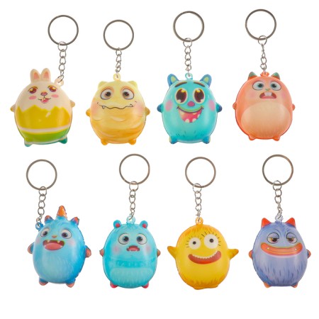 Magistry-Square "animal", on a key fob, color mix-4