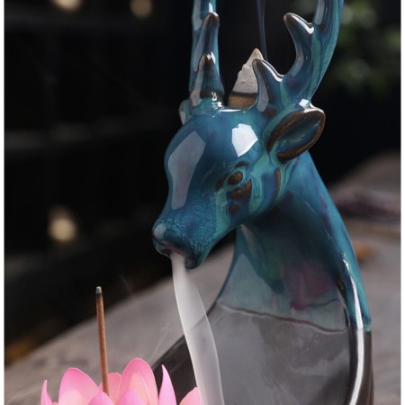 Set of incense on the stand "Deer" 19x18cm-3