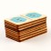Domino wooden "figures" 28 chips 50x25 mm