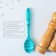 Spoon Garnish shares "sail", silicone, 20 cm, blue color