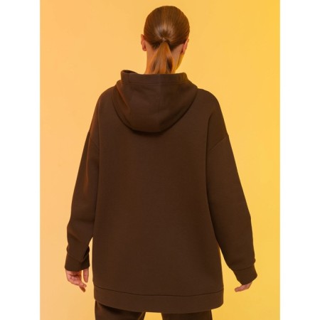 Female hoodies, size 48, chocolate color-2