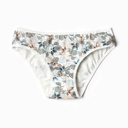 Panties women's slips Miss Beautiful, white/gray color, rr l (44-46)